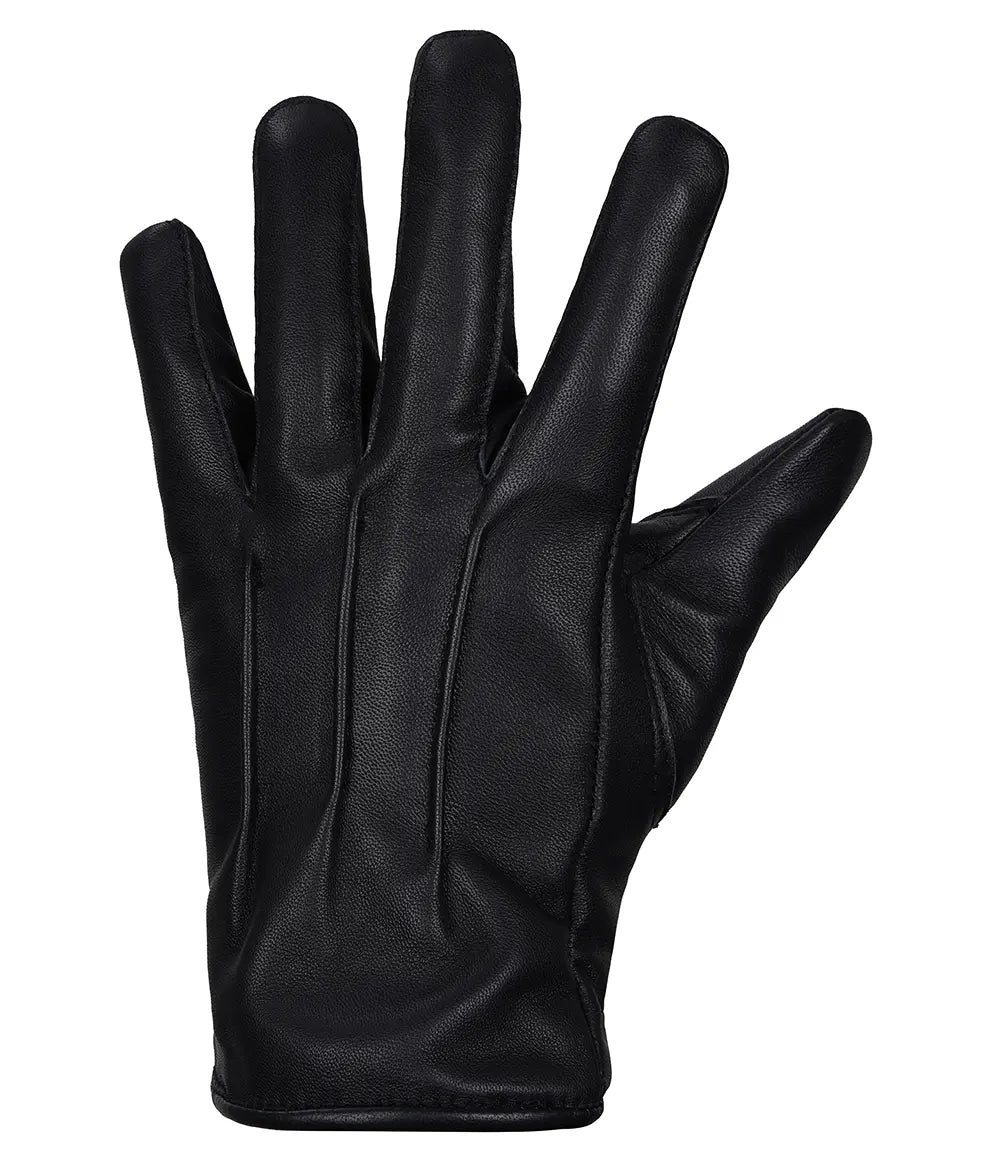 blue dress for baby girl The Jacket Maker Women Saltor Black Real Leather Wool Lined Dress Gloves main image 0