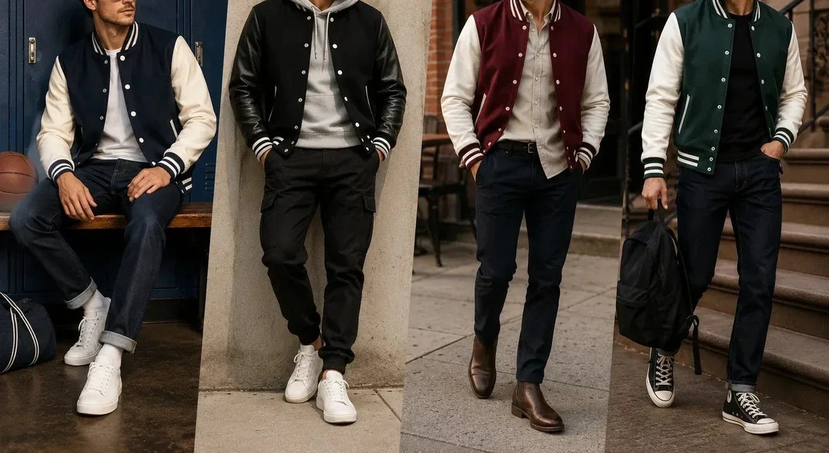 How to Wear a Men's Varsity Jacket: Outfit Ideas and Styling Guide