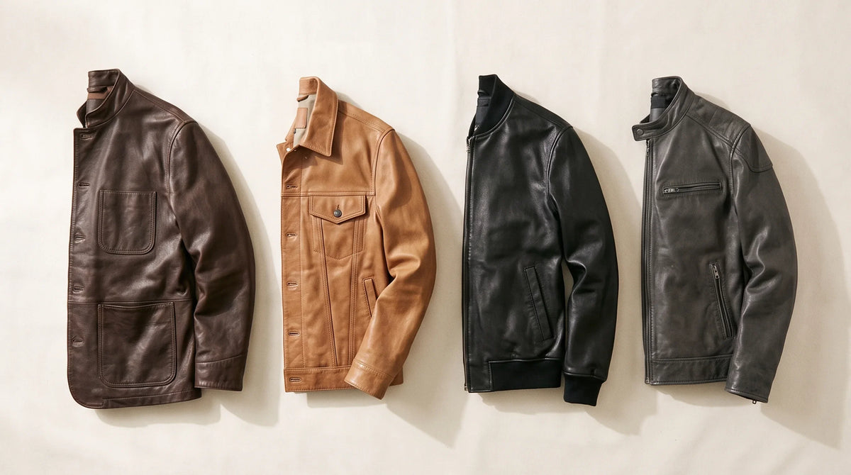 Leather work jacket guide