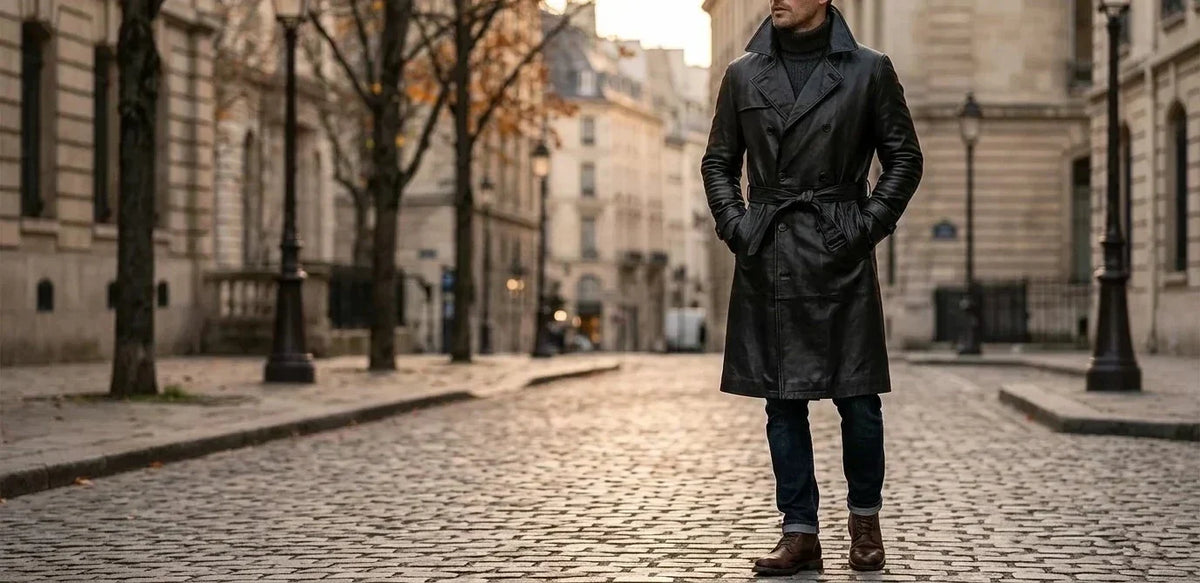 Men's Leather Trench Coat: The Complete Guide