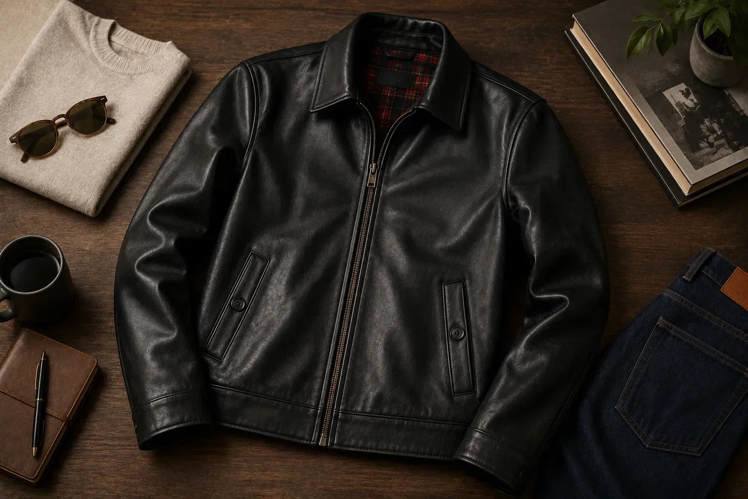 The Harrington Leather Jacket