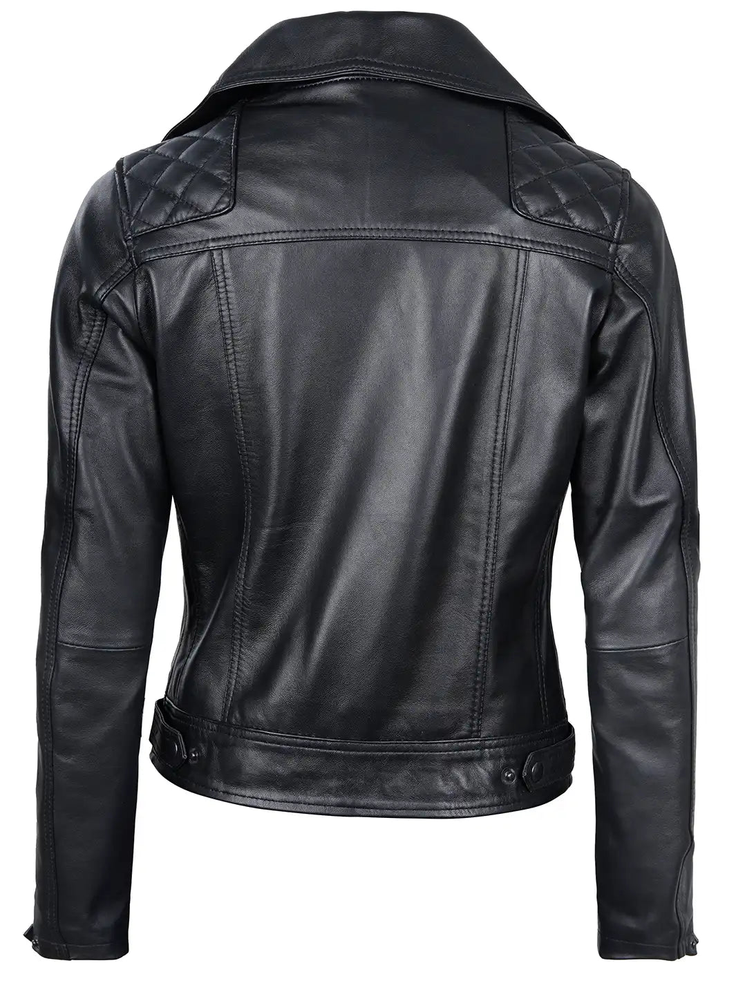 Women Asymmetrical Leather Jacket