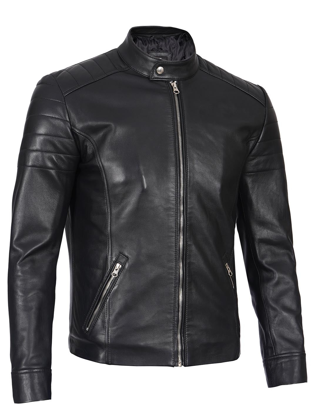 2019 men's leather jacket best sale