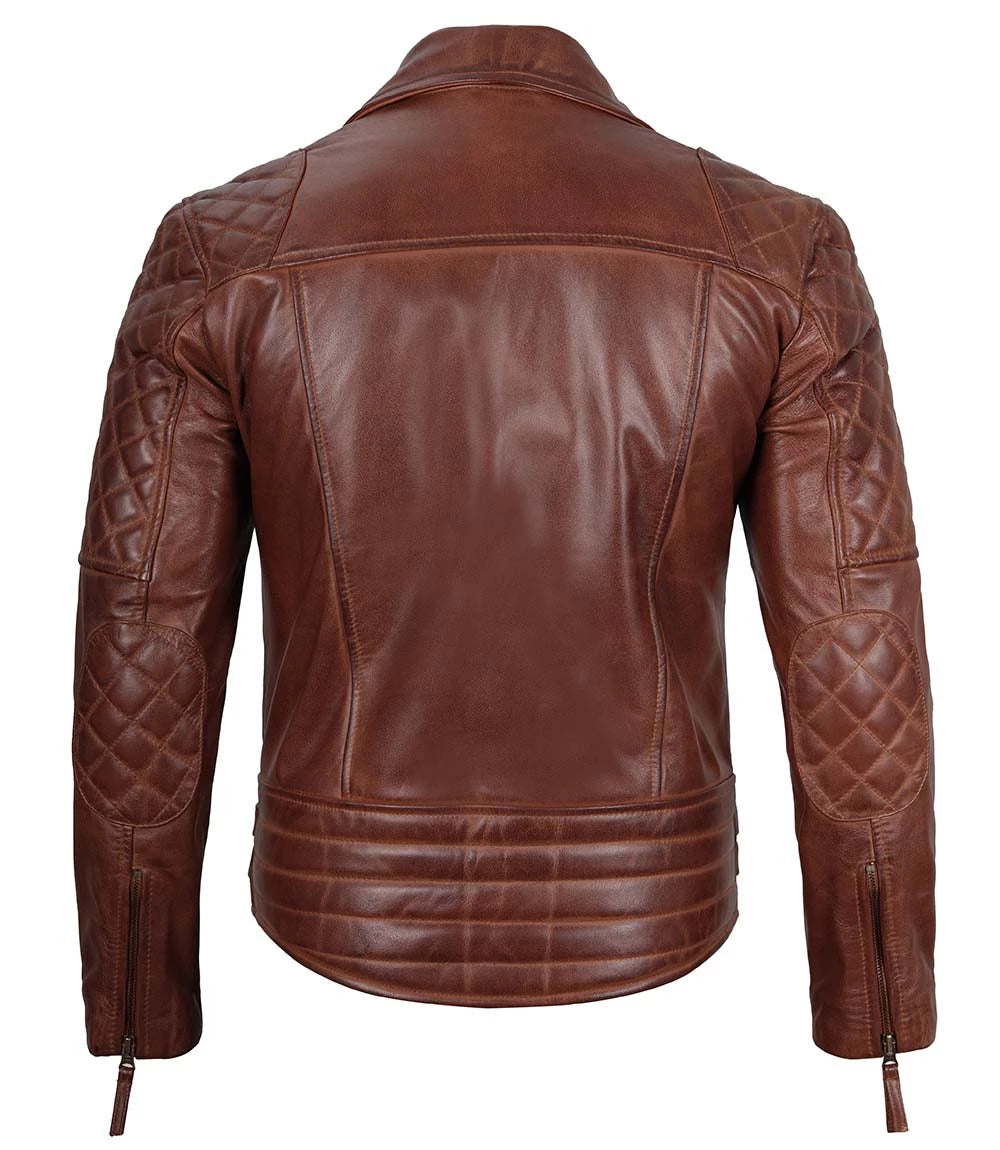 Brown Motorcycle Jacket