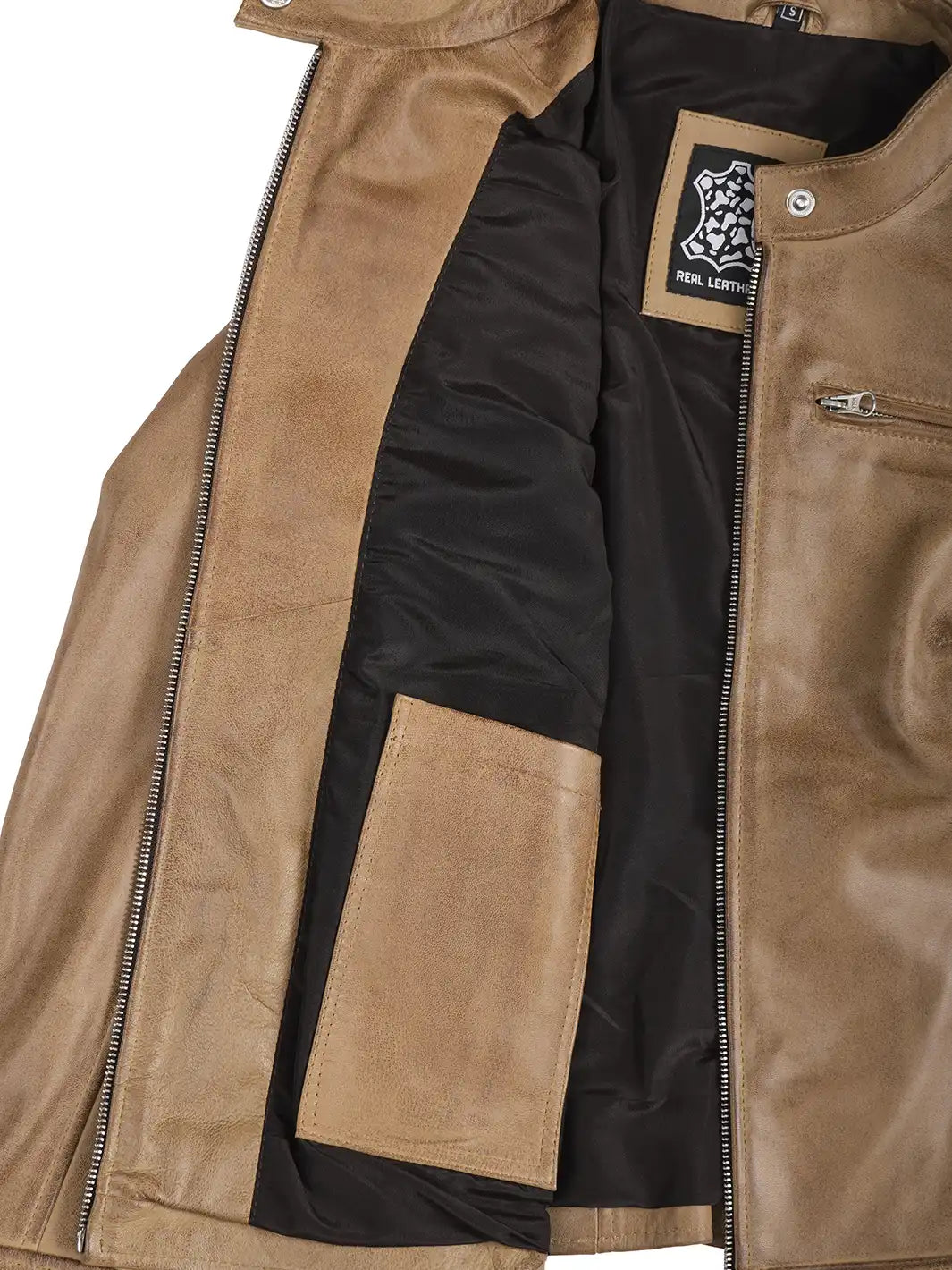 Camel Leather Jacket Womens Features 