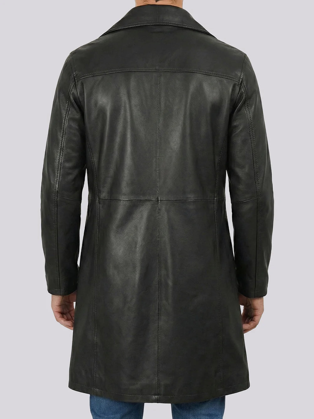 Jackson Men's Black 3/4 Leather Car Coat – Decrum
