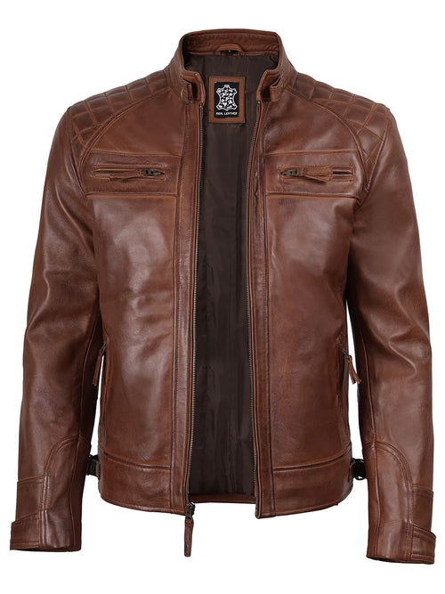 Mens Cognac Jacket