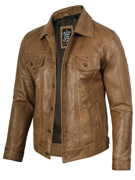 Mens_Camel_Brown_Trucker_Leath