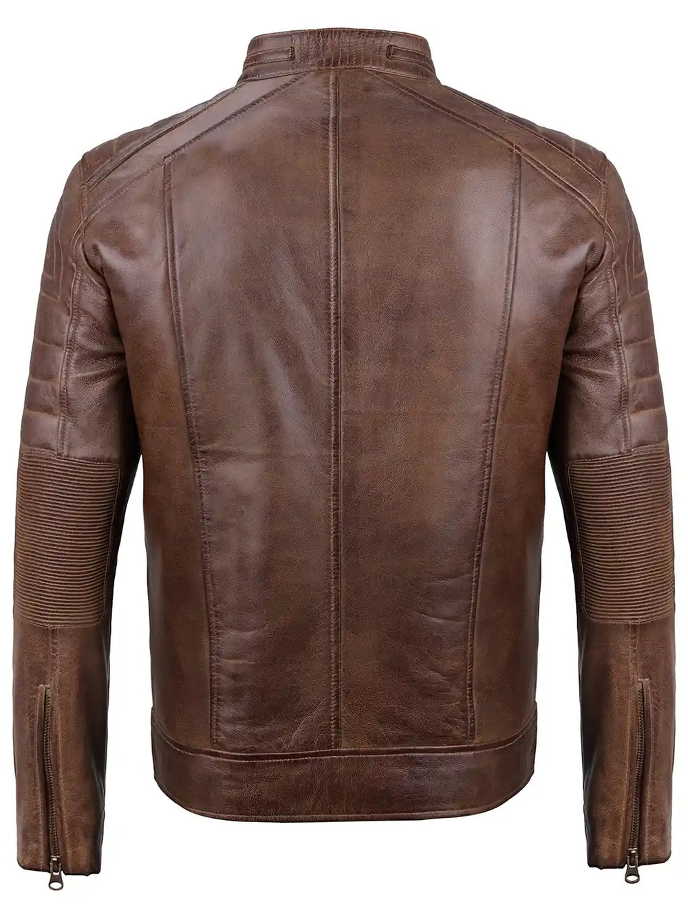 Womens Leather Jacket - Real Lambskin Leather Jackets buy for Women in Coffee Brown