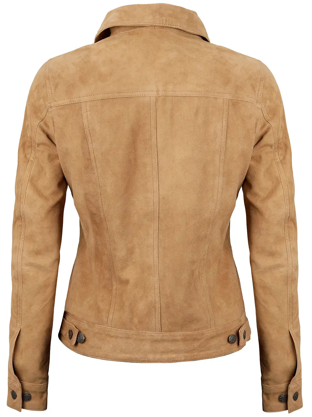 Suede leather jacket