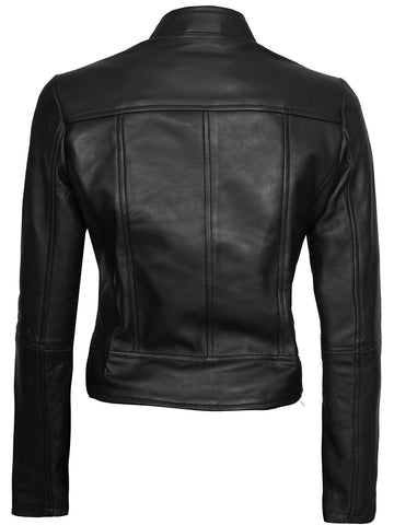 Stylish Womens Black Leather Jackets | Decrum