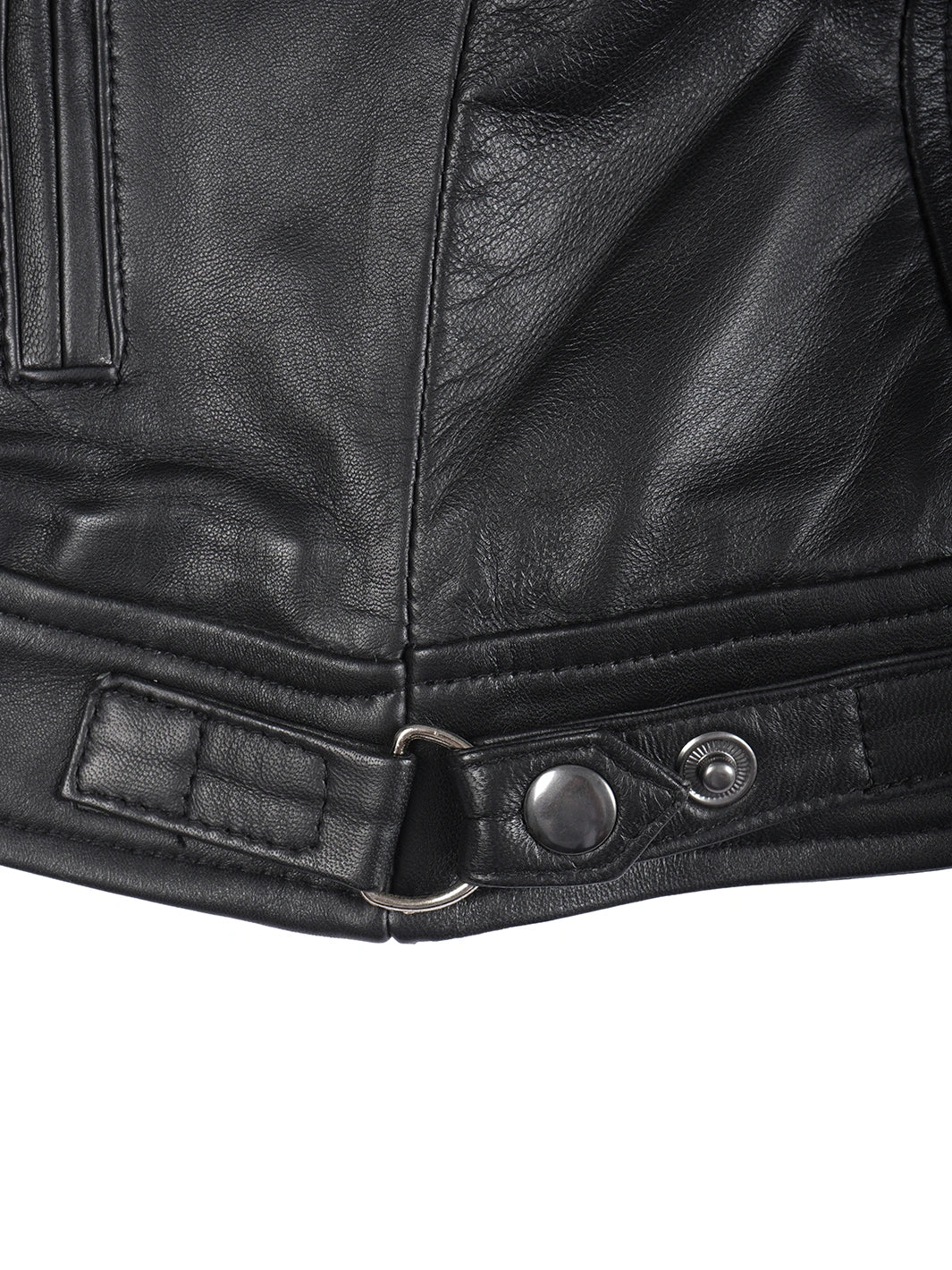 Womens Black Leather Jacket Features