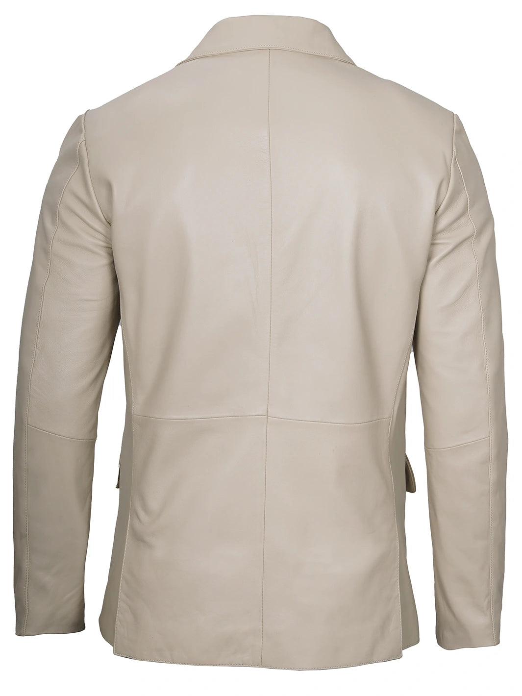 beige mens leather blazer