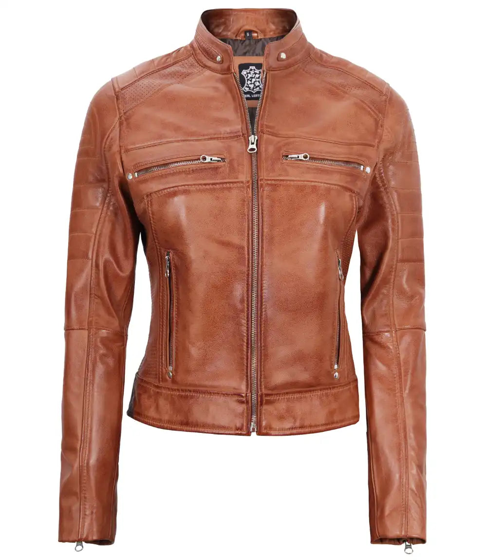 cafe racer leather jacket