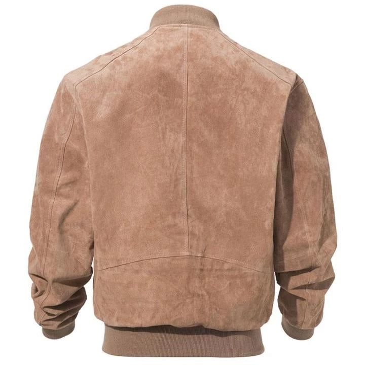 camel brown leather bomber jackets 