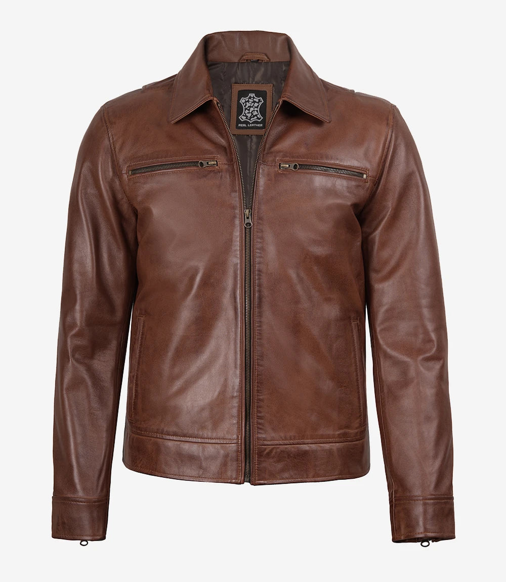 cognac-brown-leather-jacket-shirt-collar