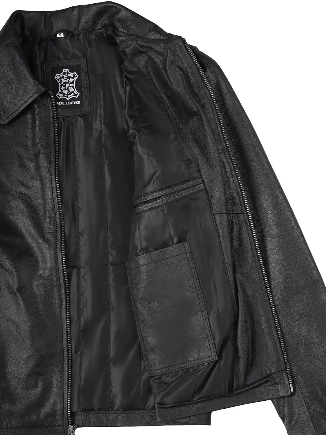 cowhide leather jacket features 