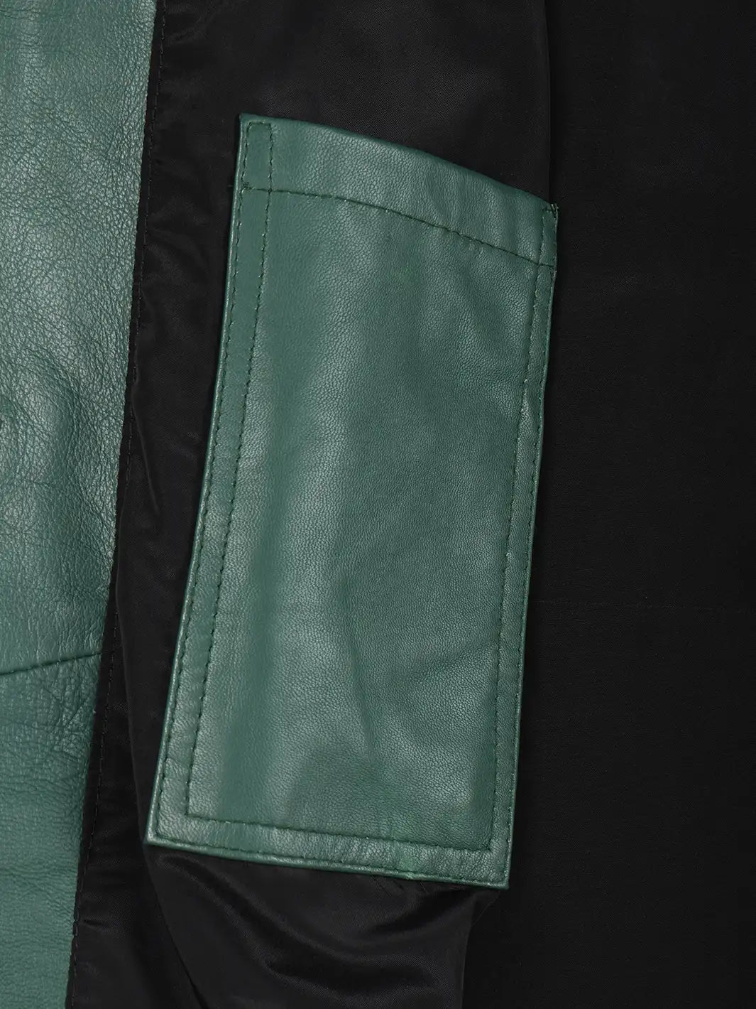 real leather coat features 