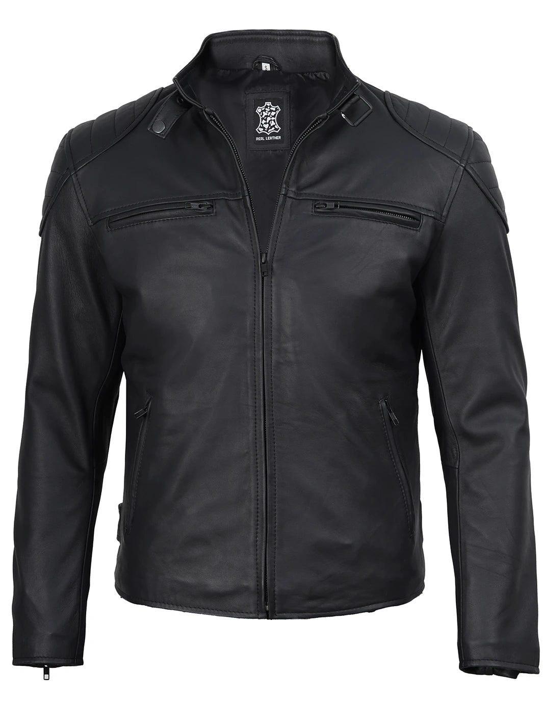 biker leather jacket mens 