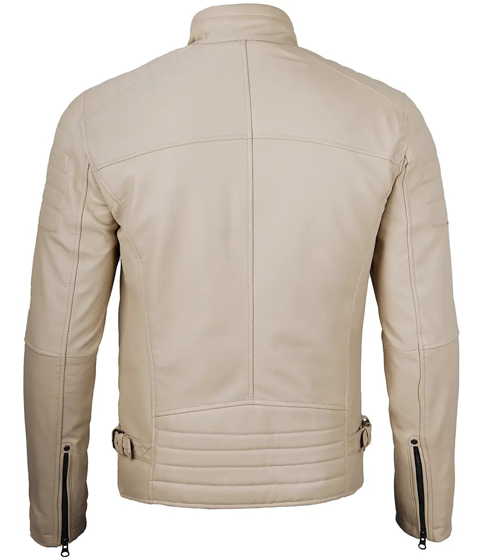 mens cafe racer leather jacket