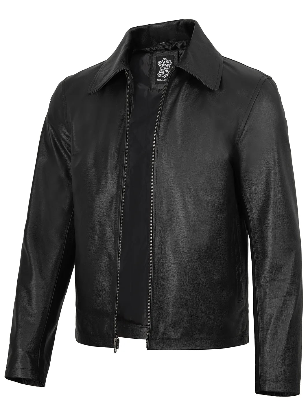 cowhide leather jacket mens 