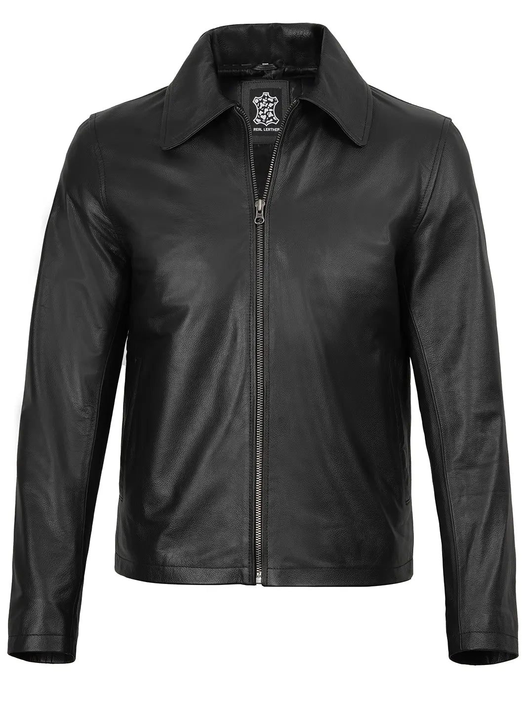 mens leather jacket cowhide 