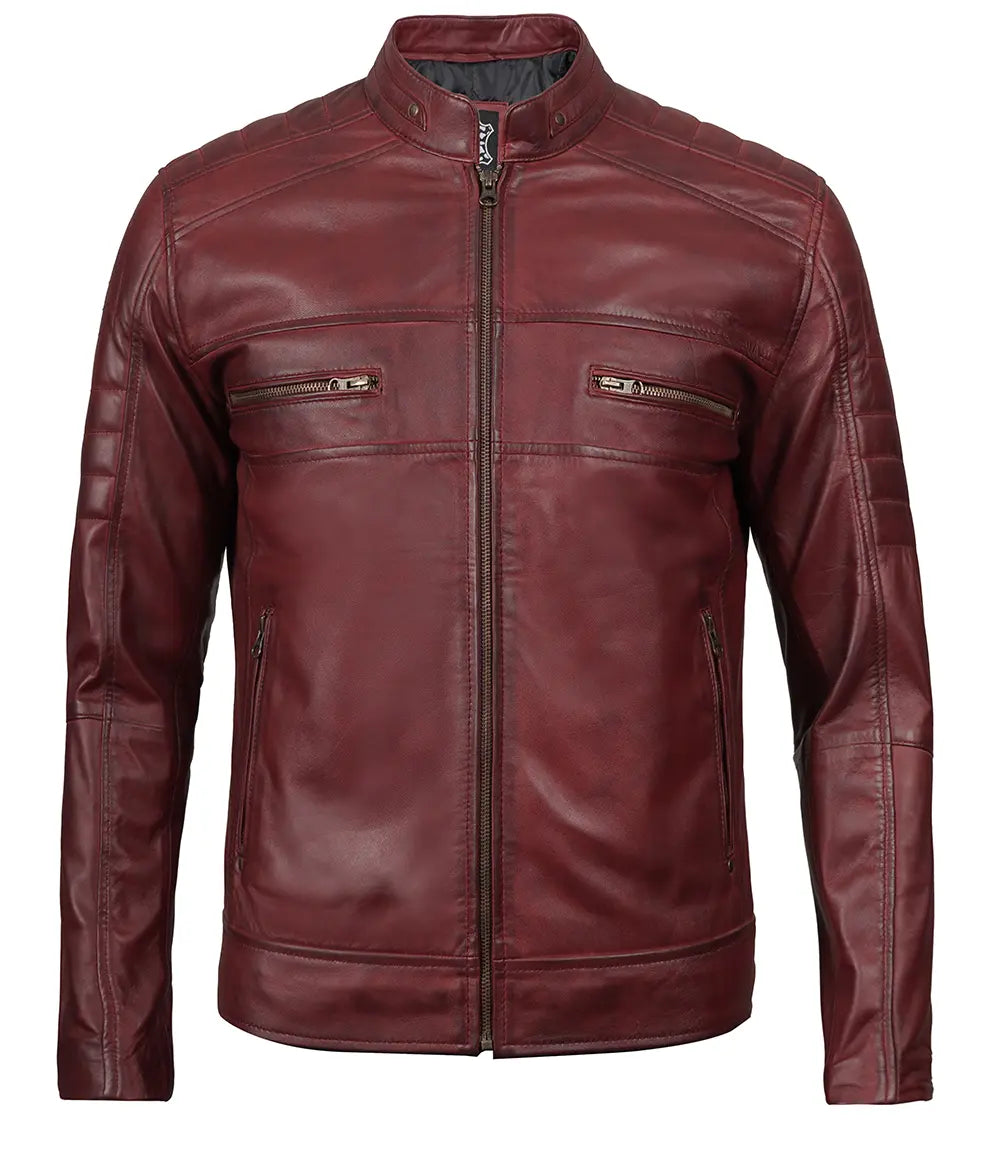 mens maroon jacket