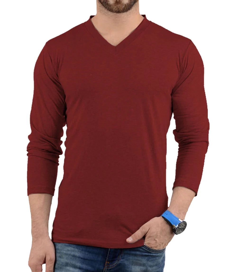 mens maroon long sleeve shirt