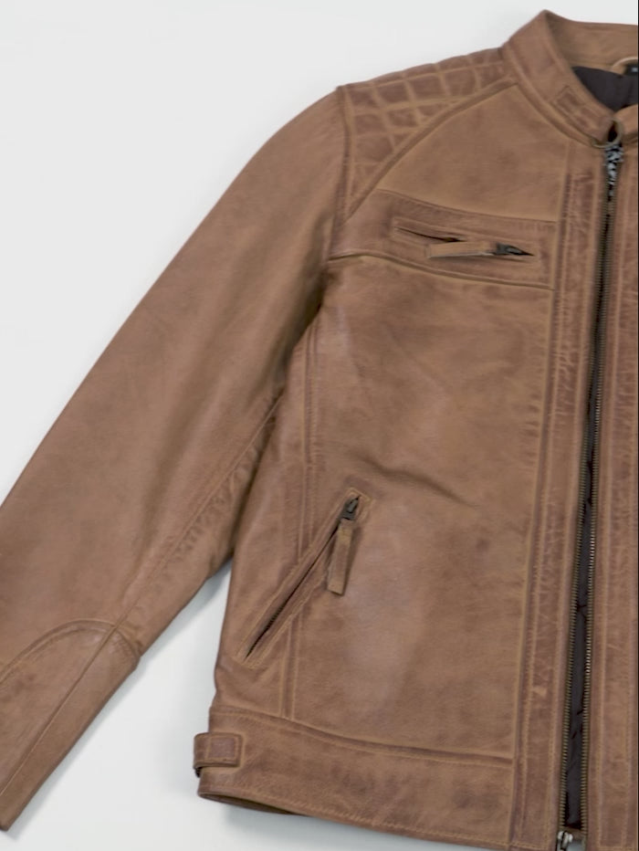 D1 Men Yellow Wax Jacket video