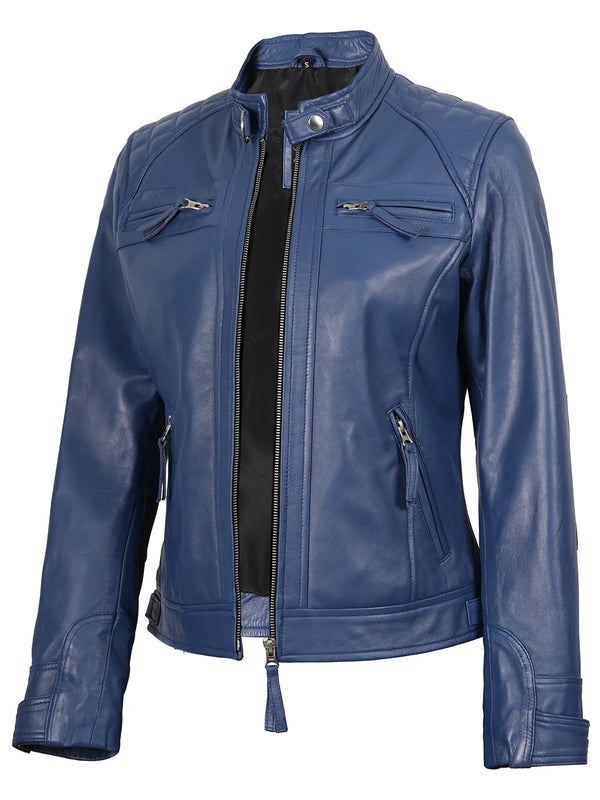 womens real leather jacket