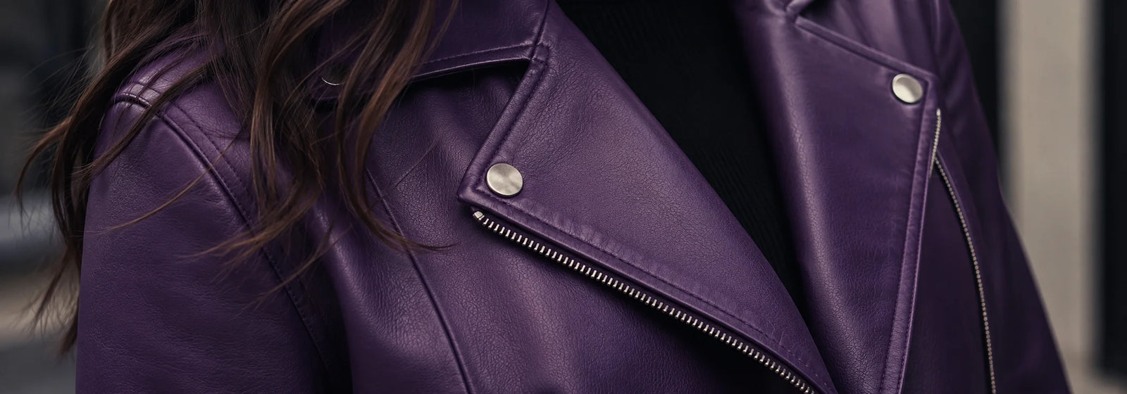Women's Purple Leather Jackets