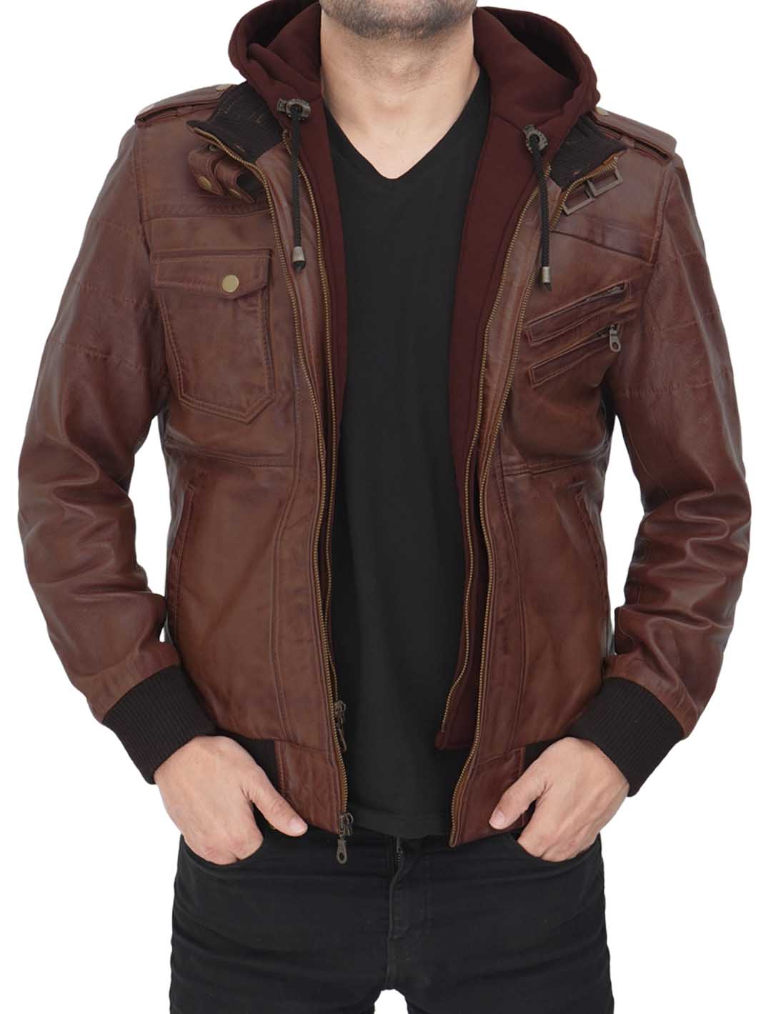 Leather Bomber Jacket Mens | Shop Stylish Jackets | Decrum